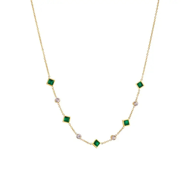 Amelisse Glenwyn Necklace | 18k Gold Tone