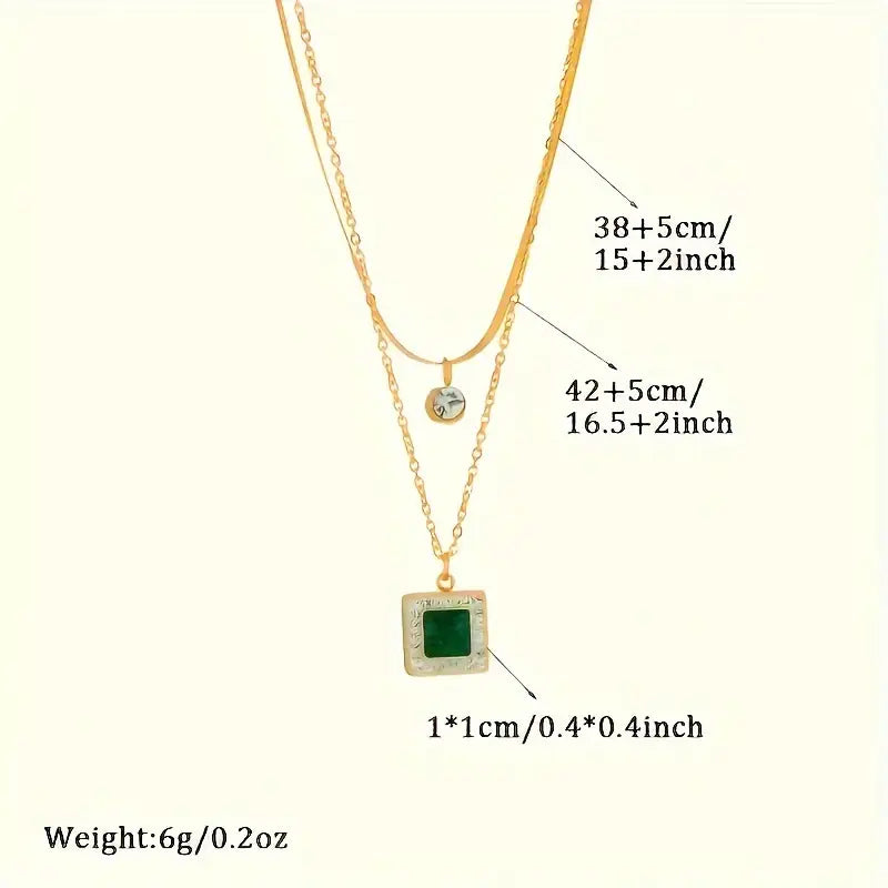 Tirena Valeure Necklace | 18k Gold Tone