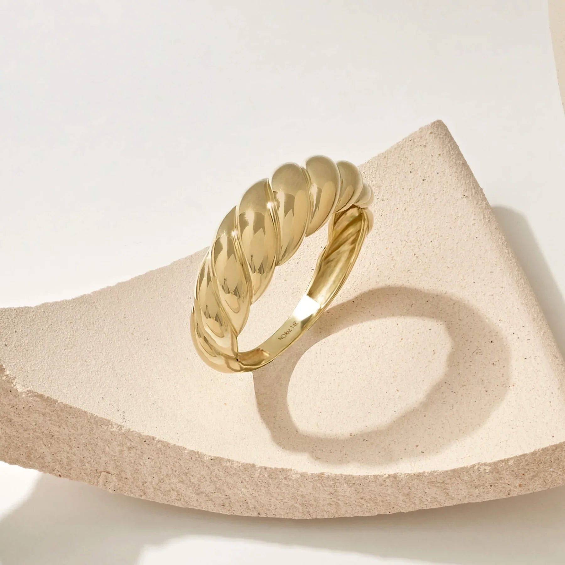 Croissant Ring | 14k Gold Tone