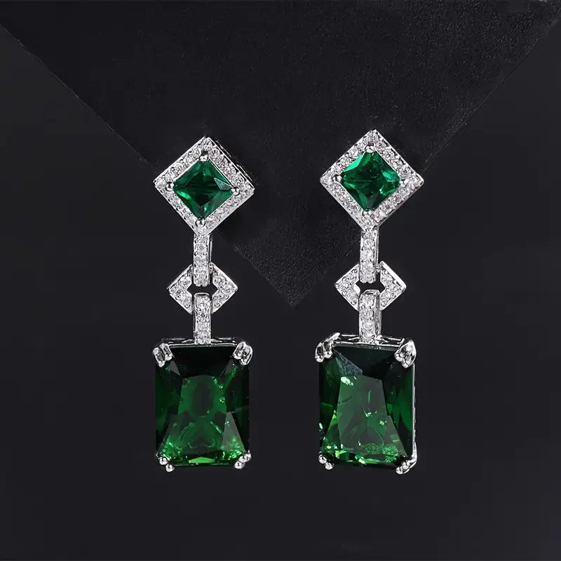 Daphira Verelune Jewelry Set | 14k White Gold Tone