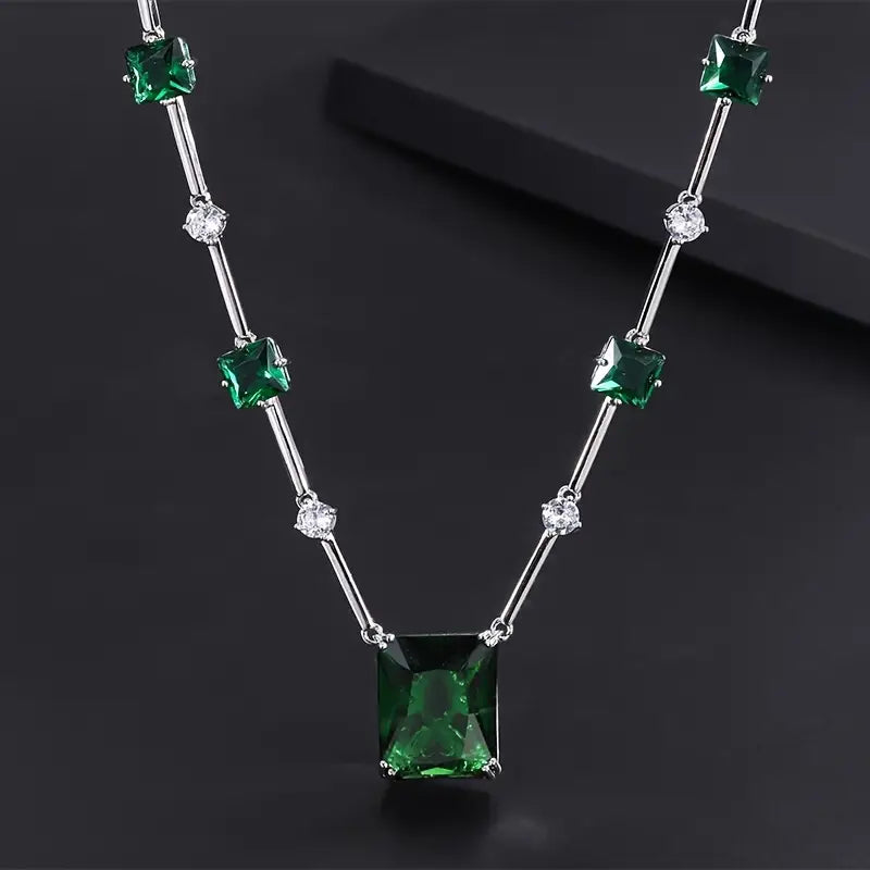Daphira Verelune Jewelry Set | 14k White Gold Tone