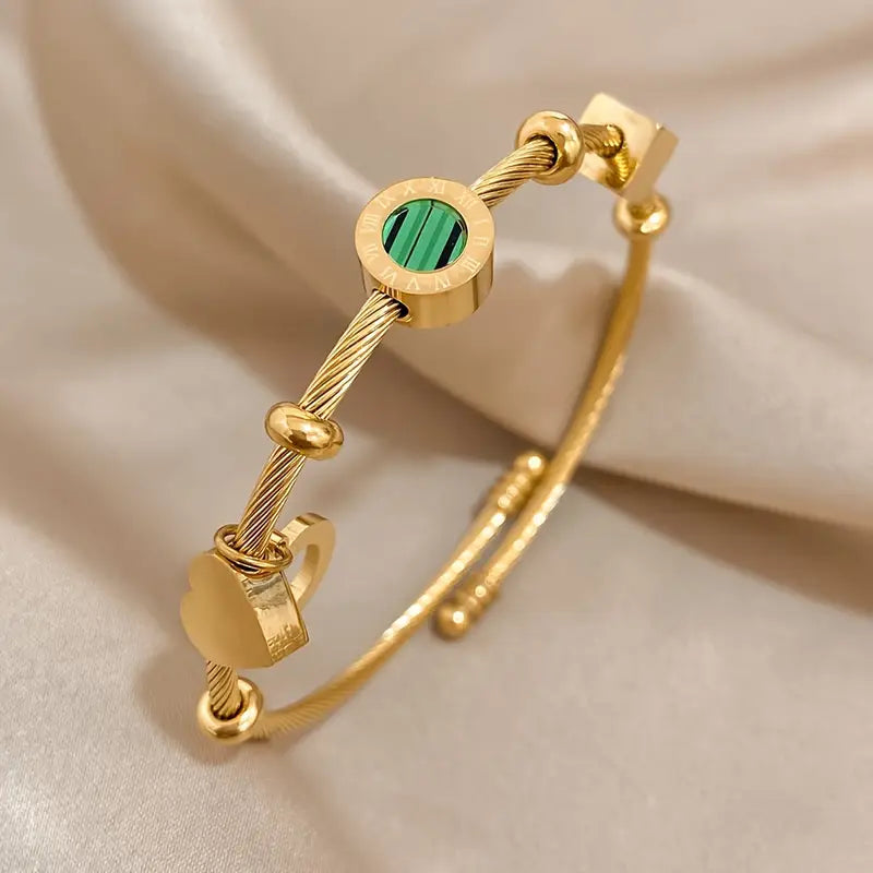 Emerence Rousseau Bracelet | 18k Gold Tone