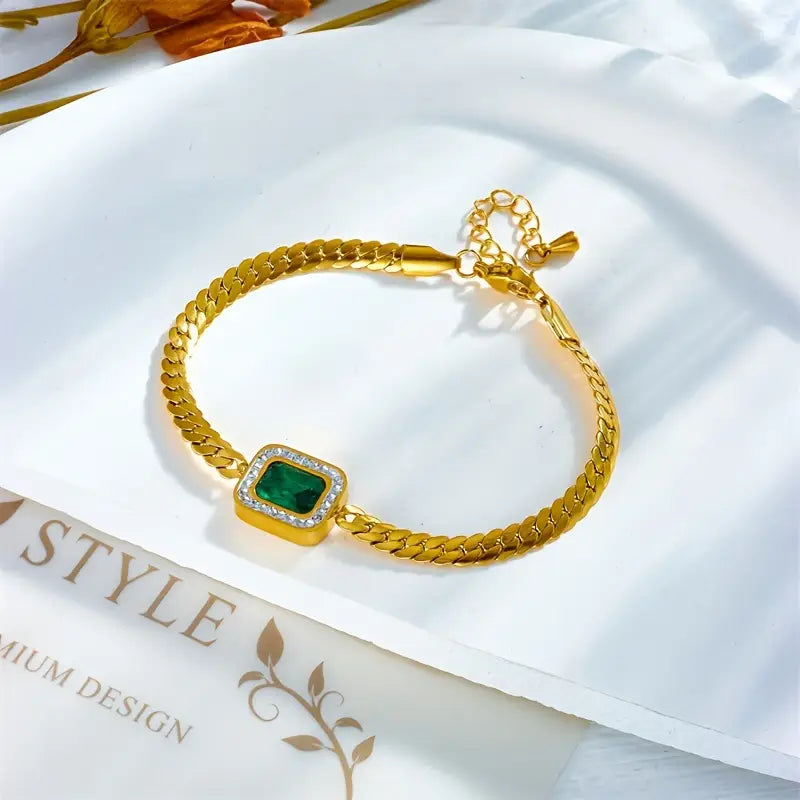 Orielle Verdaska Bracelet | 18k Gold Tone