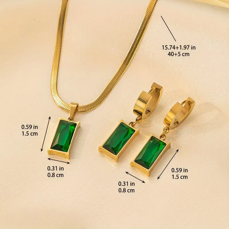 Iselotte Verdain Jewelry Set | 18k Gold Tone
