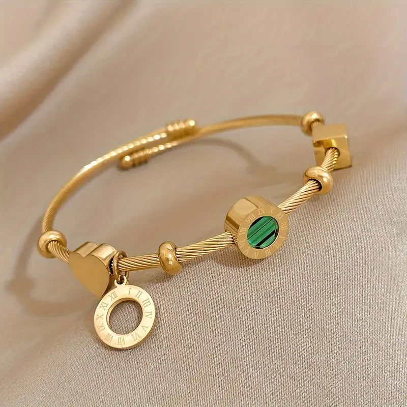 Emerence Rousseau Bracelet | 18k Gold Tone