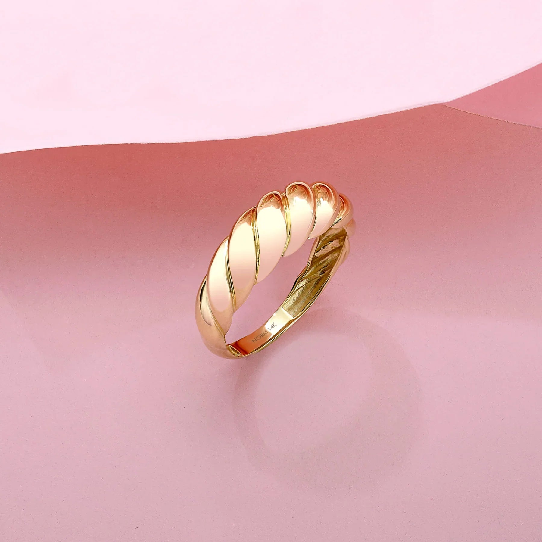 Croissant Ring | 14k Gold Tone