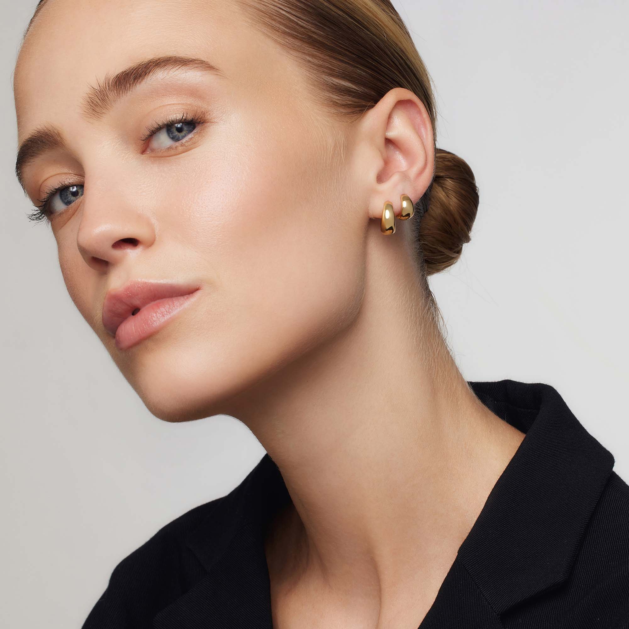 Rue Mini Hoops | 18k Gold Tone