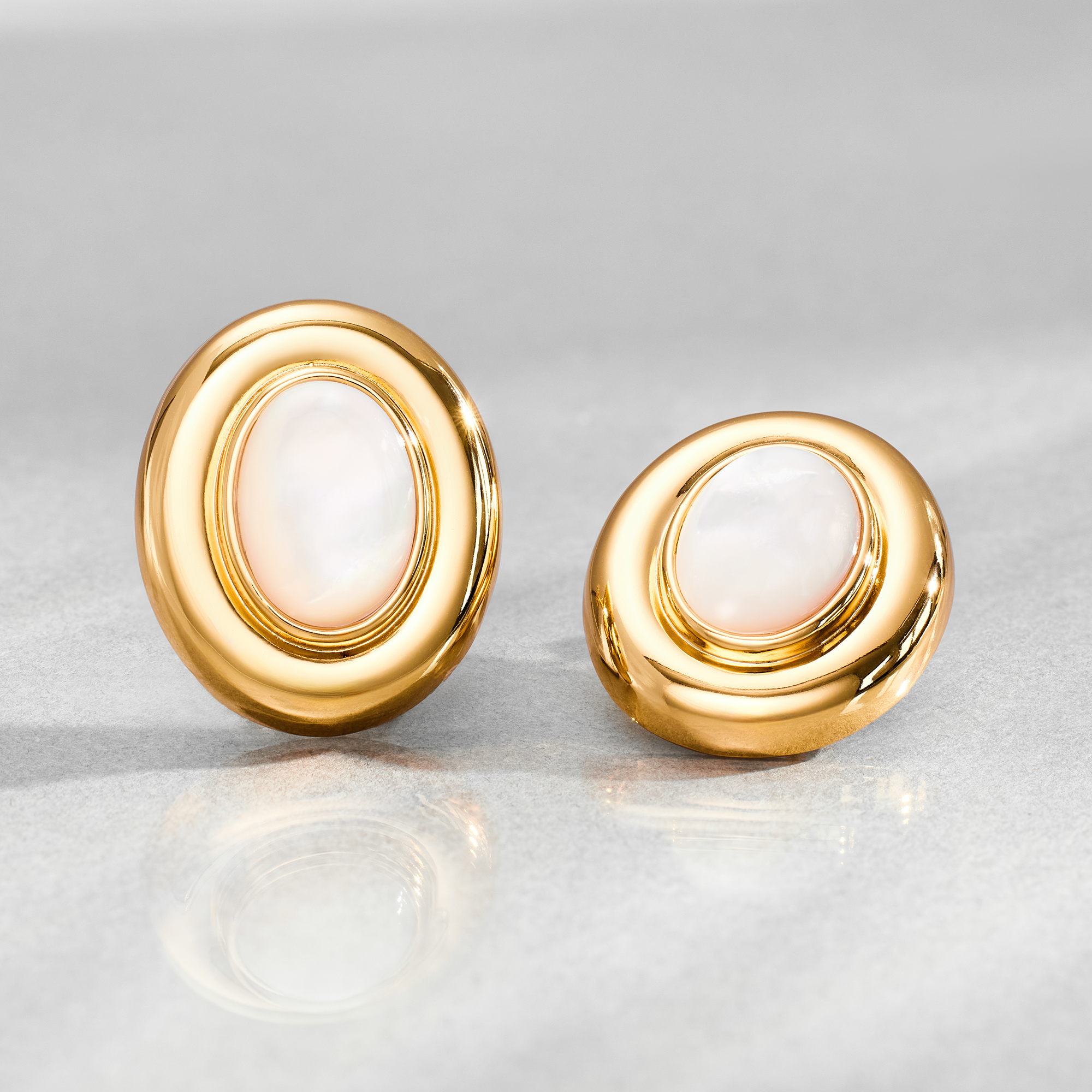 Giselle Pearl Earrings | 14k Gold Tone
