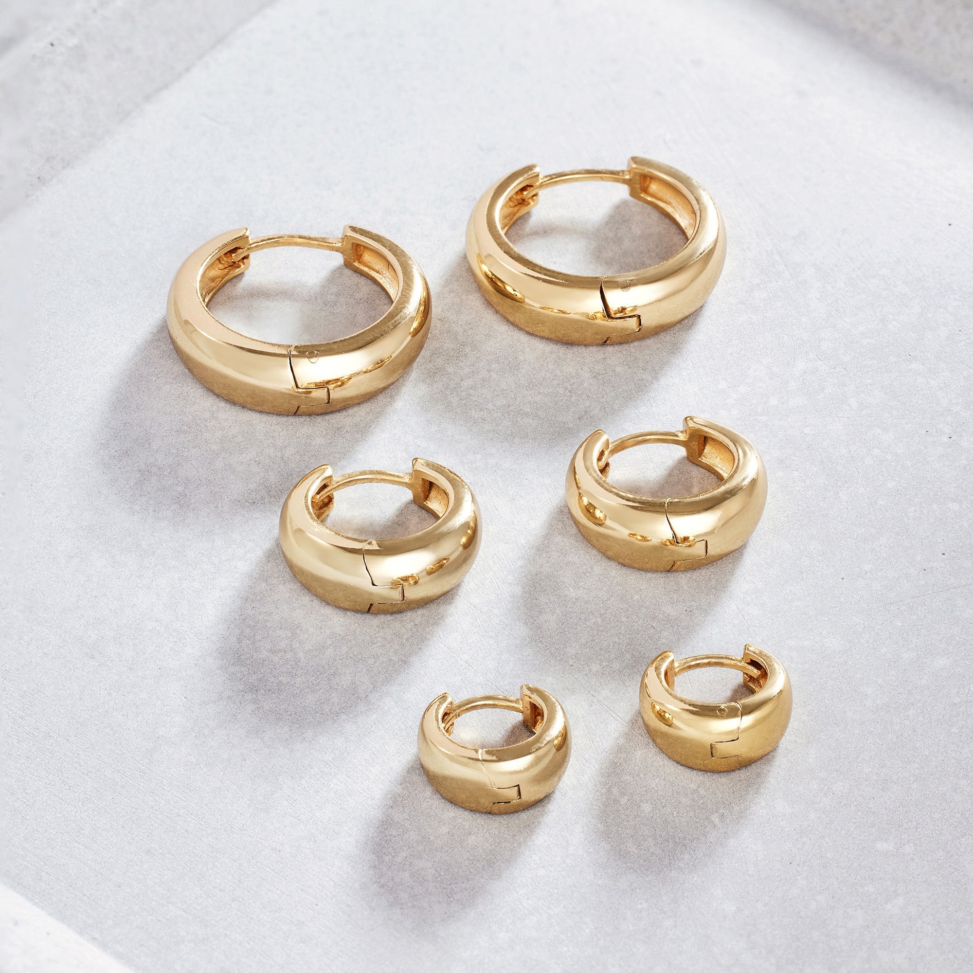 Rue Mini Hoops | 18k Gold Tone