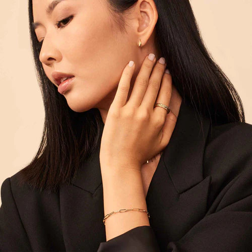 Venice Link Bracelet | 14k Gold Tone