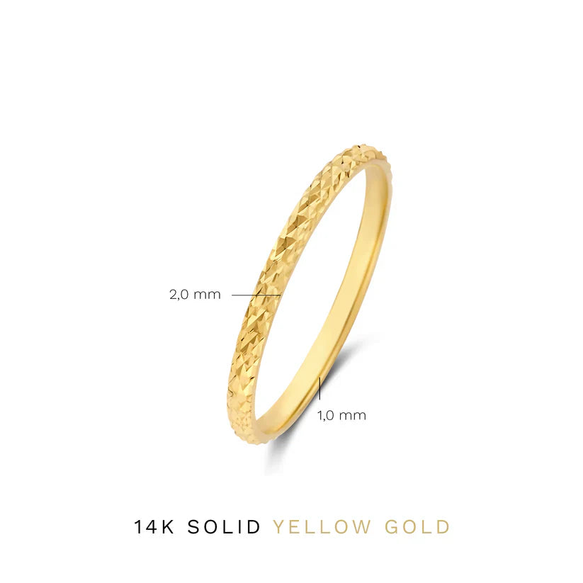 Ameline Trellis Ring | 14k Gold Tone