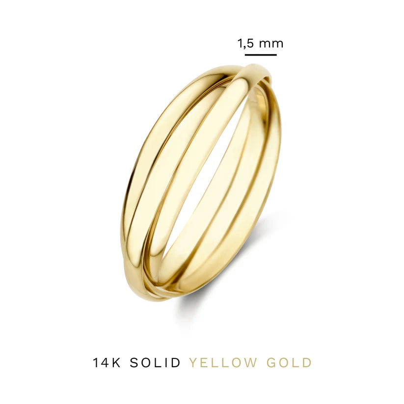Léna Trielle Ring | 14k Gold Tone