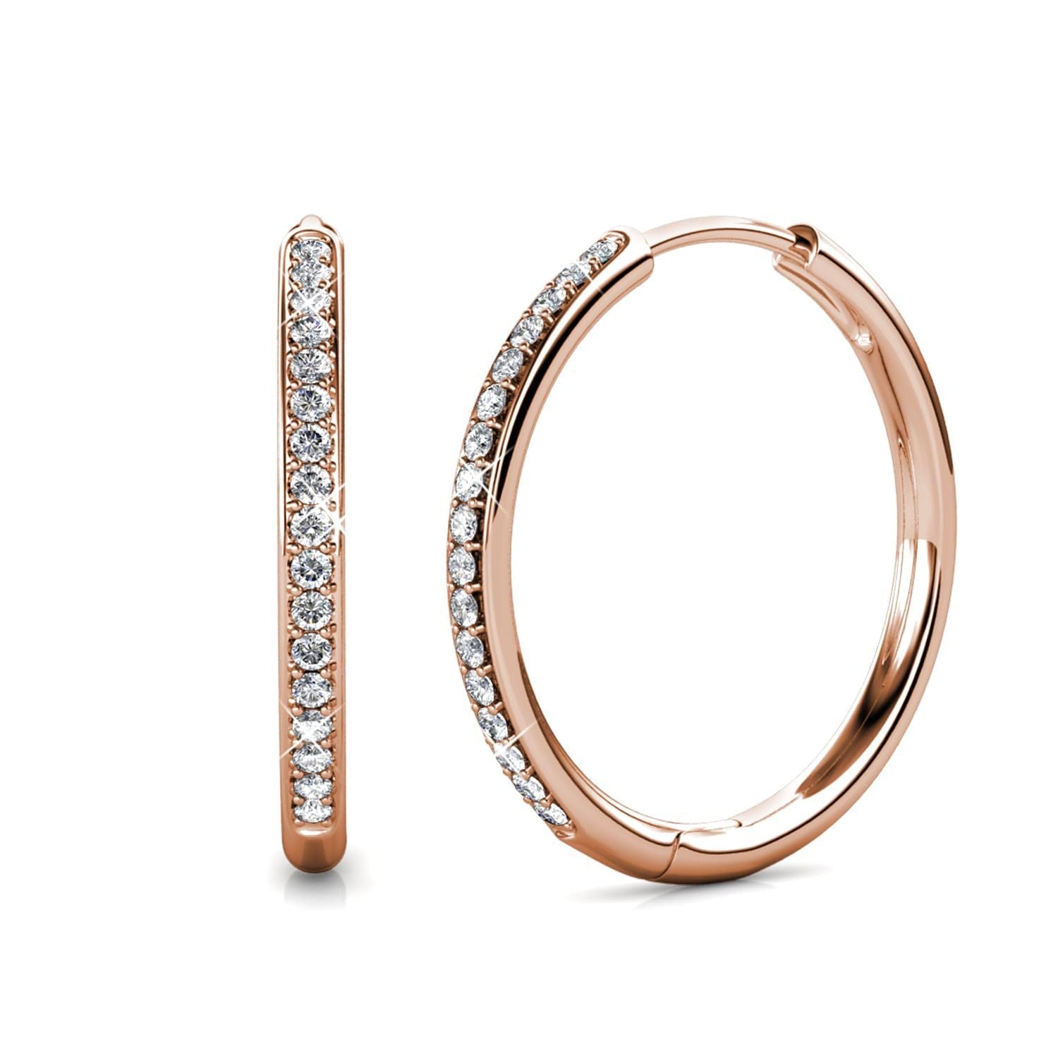 Sorel Pave Earrings | 14k Gold Tone