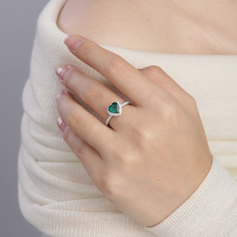 Delara Virenza Ring | 16k White Gold Tone (adjustable)