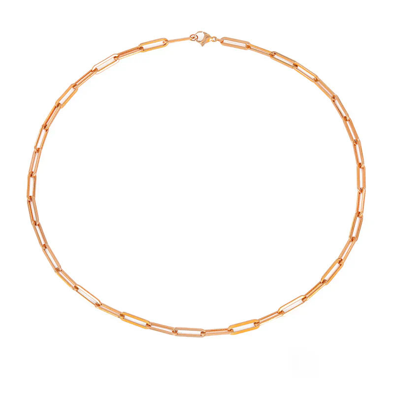 Archen Elegant Chain Necklace | 14k Gold Tone