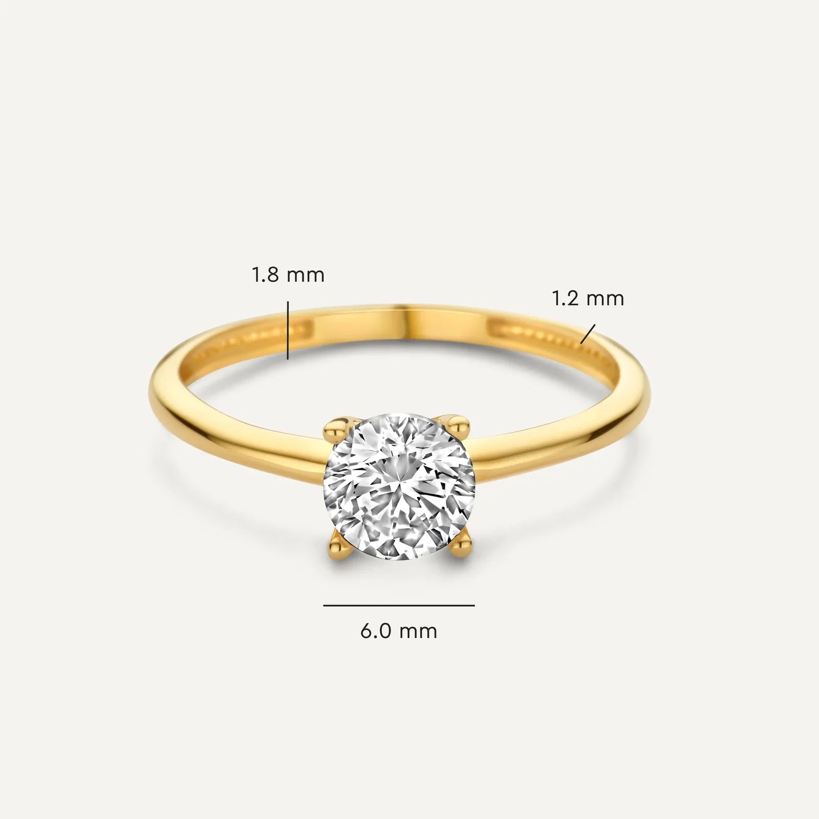 Savaya El Playa Ring | 18k Gold Tone