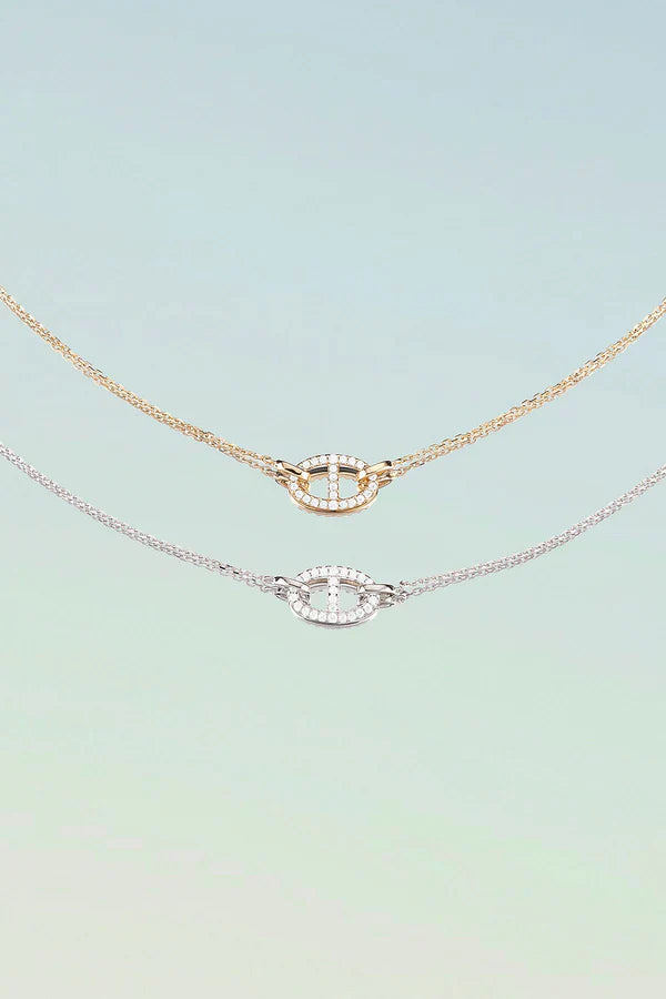 Isla Marina Necklace | 18k Gold Tone