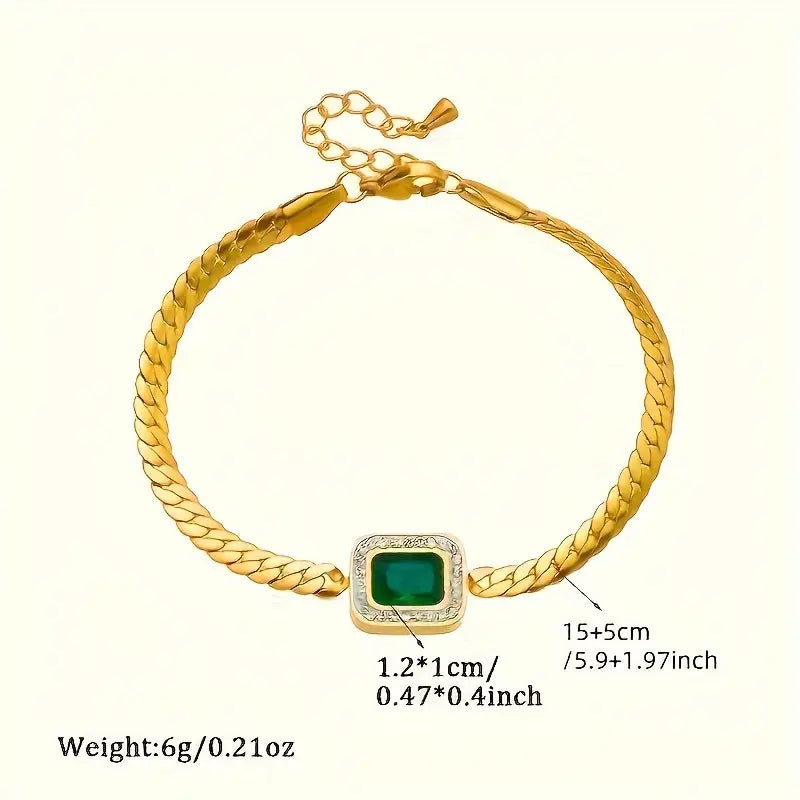 Orielle Verdaska Bracelet | 18k Gold Tone