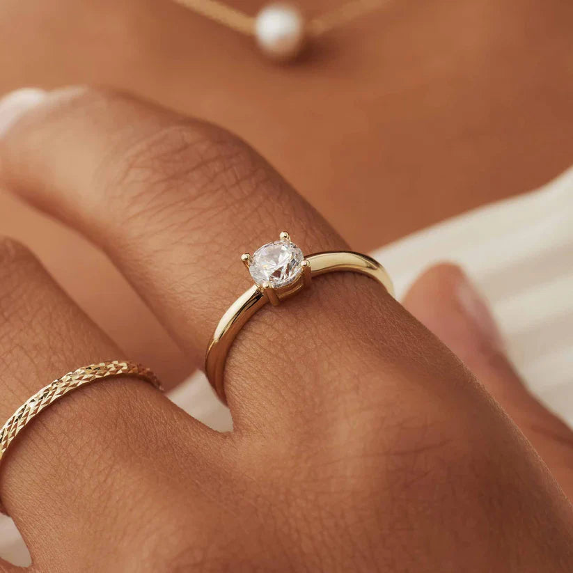 Mira Castelle Ring | 14k Gold Tone