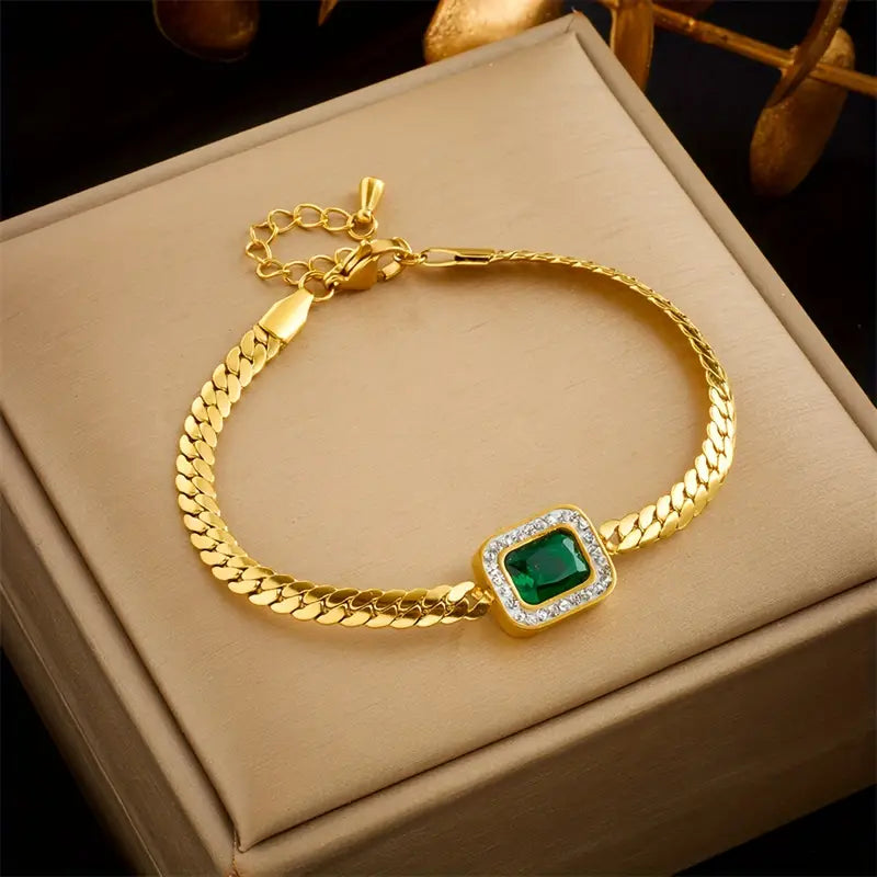Orielle Verdaska Bracelet | 18k Gold Tone