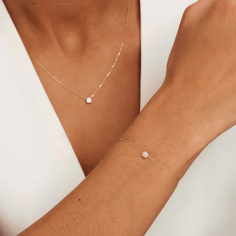 Cléa Moissanite Stone Set | 14k Gold Tone