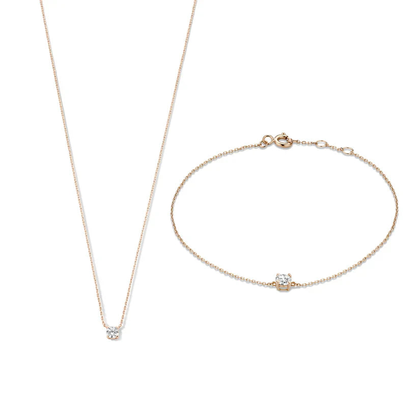 Cléa Moissanite Stone Set | 14k Gold Tone