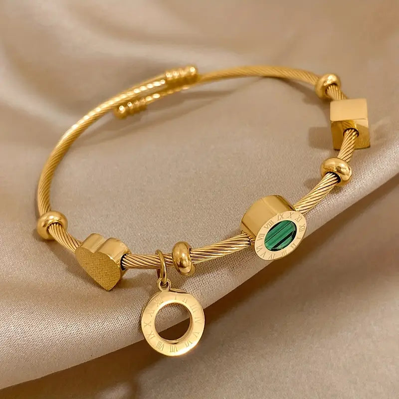 Emerence Rousseau Bracelet | 18k Gold Tone