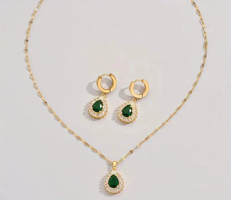 Rheya Lysandelle Jewelry Set | 18k Gold Tone