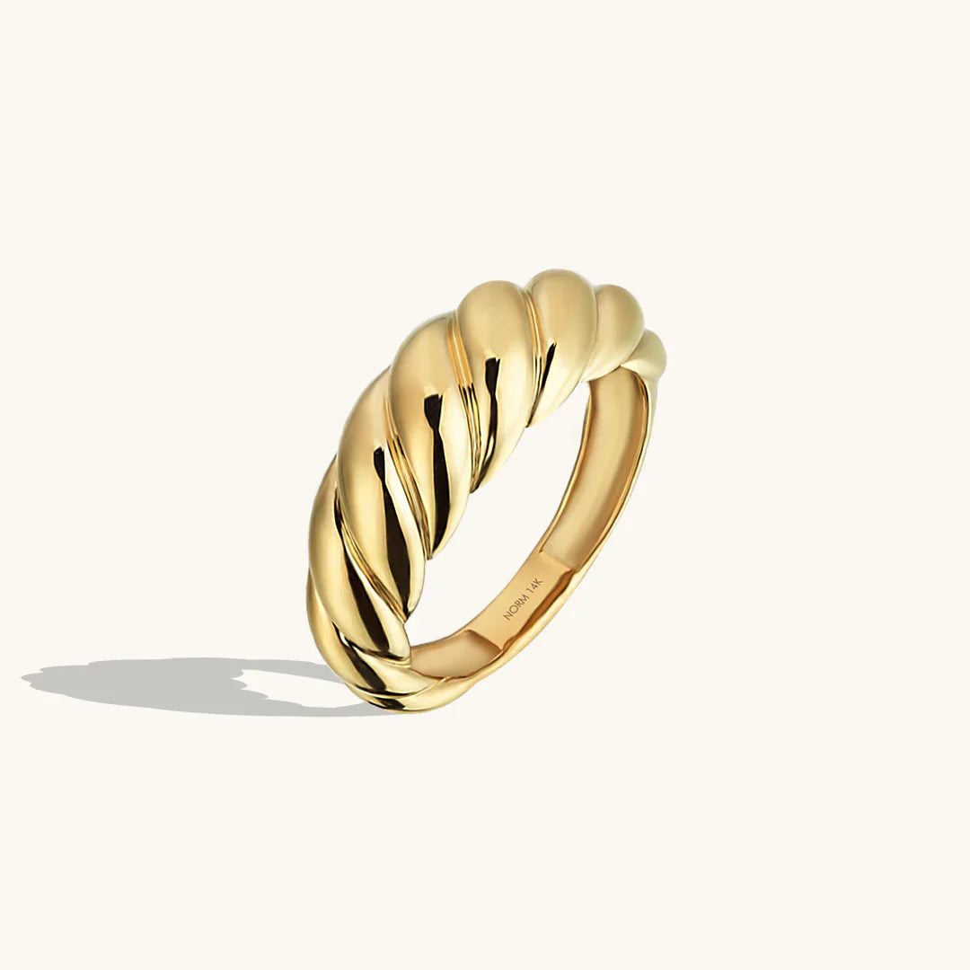 Croissant Ring | 14k Gold Tone