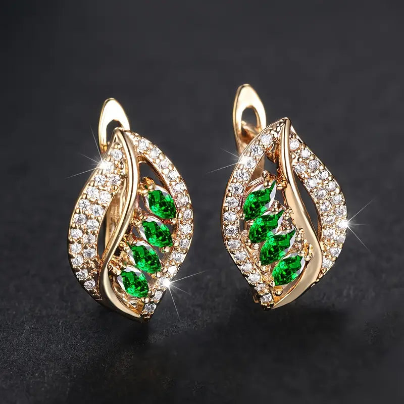 Isola Verdancia Earrings | 16k Gold Tone