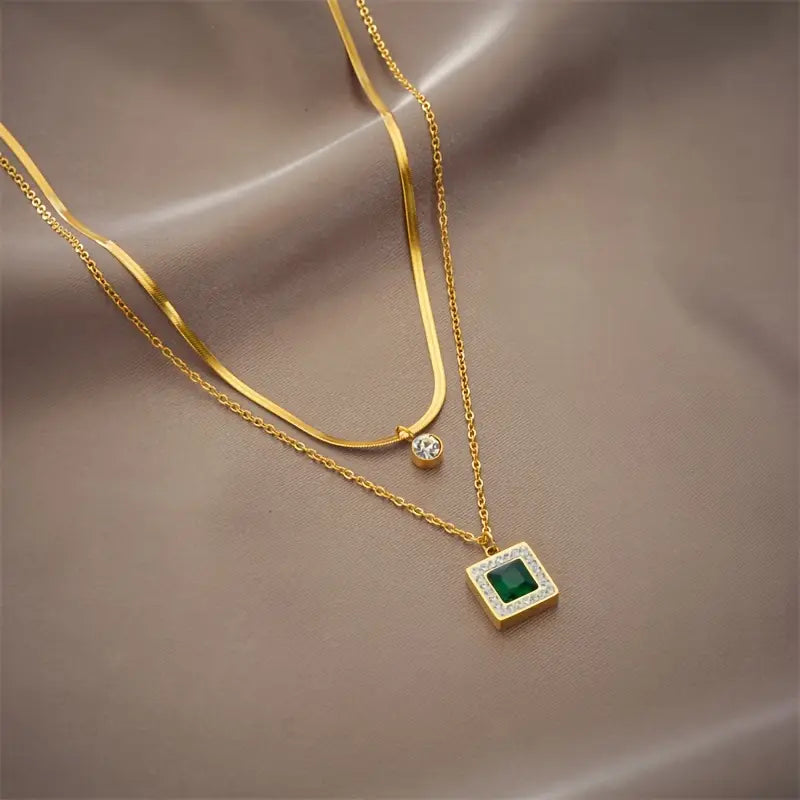 Tirena Valeure Necklace | 18k Gold Tone