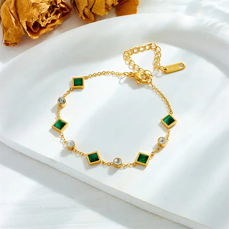 Amelisse Glenwyn Bracelet | 18k Gold Tone