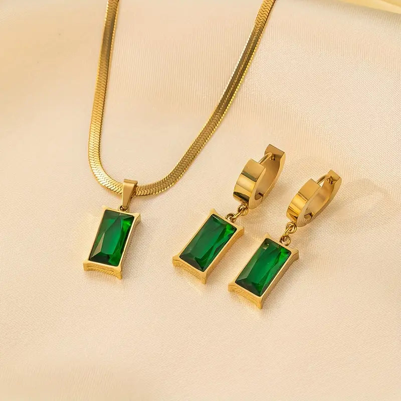 Iselotte Verdain Jewelry Set | 18k Gold Tone