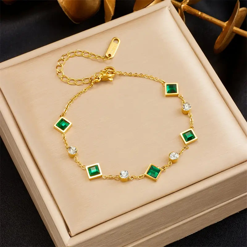 Amelisse Glenwyn Bracelet | 18k Gold Tone