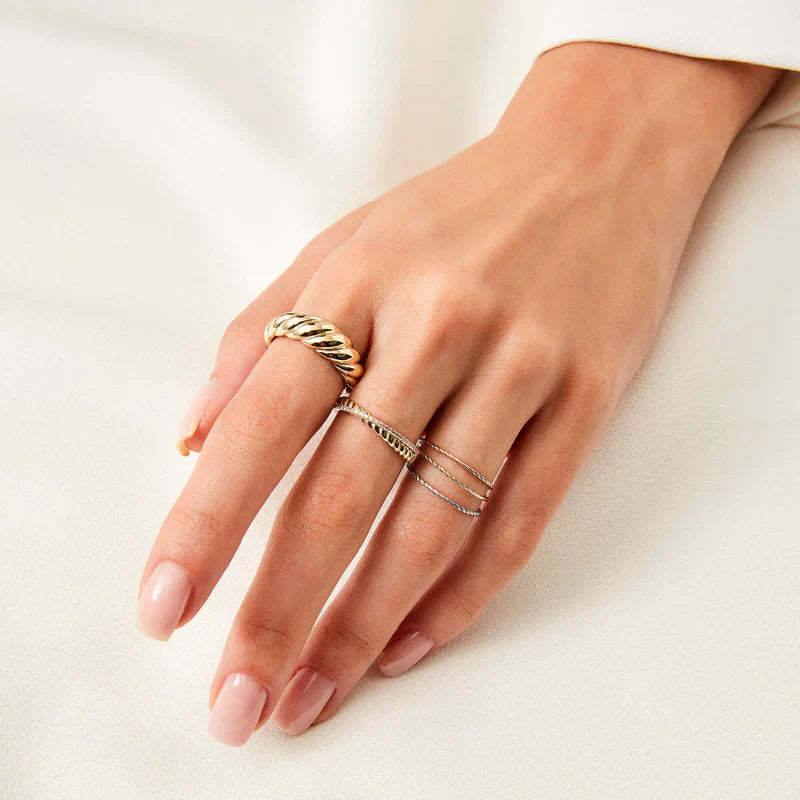 Croissant Ring | 14k Gold Tone