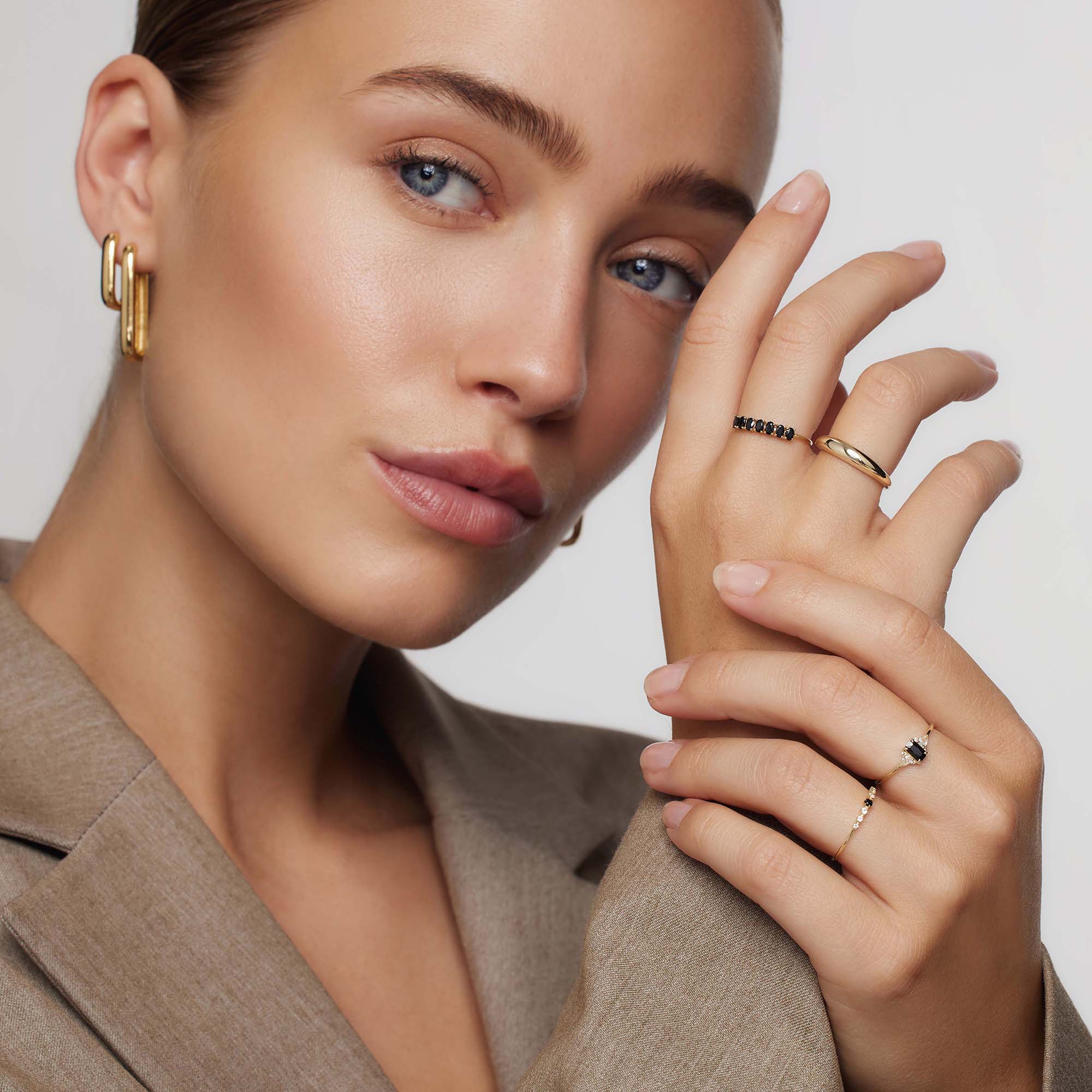 Rock Solid Ring | 14k Gold Tone