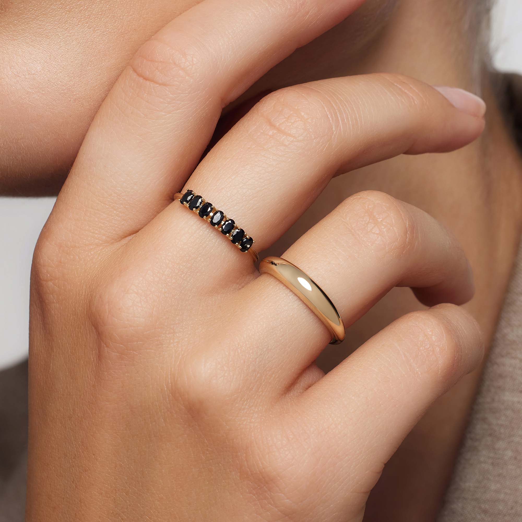 Rock Solid Ring | 14k Gold Tone