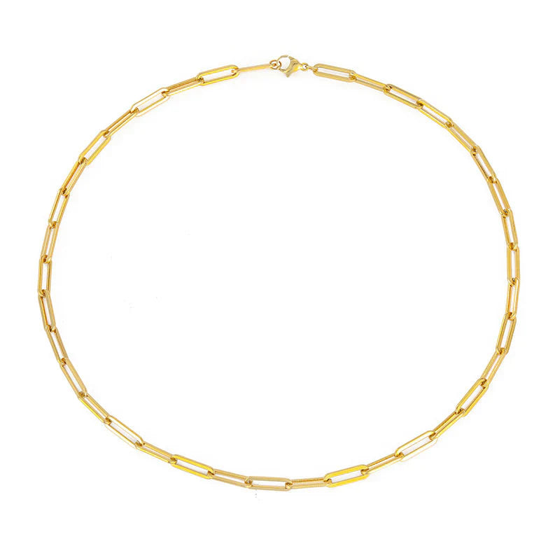 Archen Elegant Chain Necklace | 14k Gold Tone
