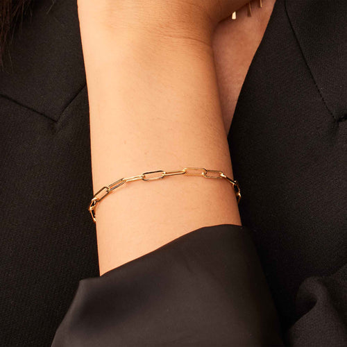 Venice Link Bracelet | 14k Gold Tone