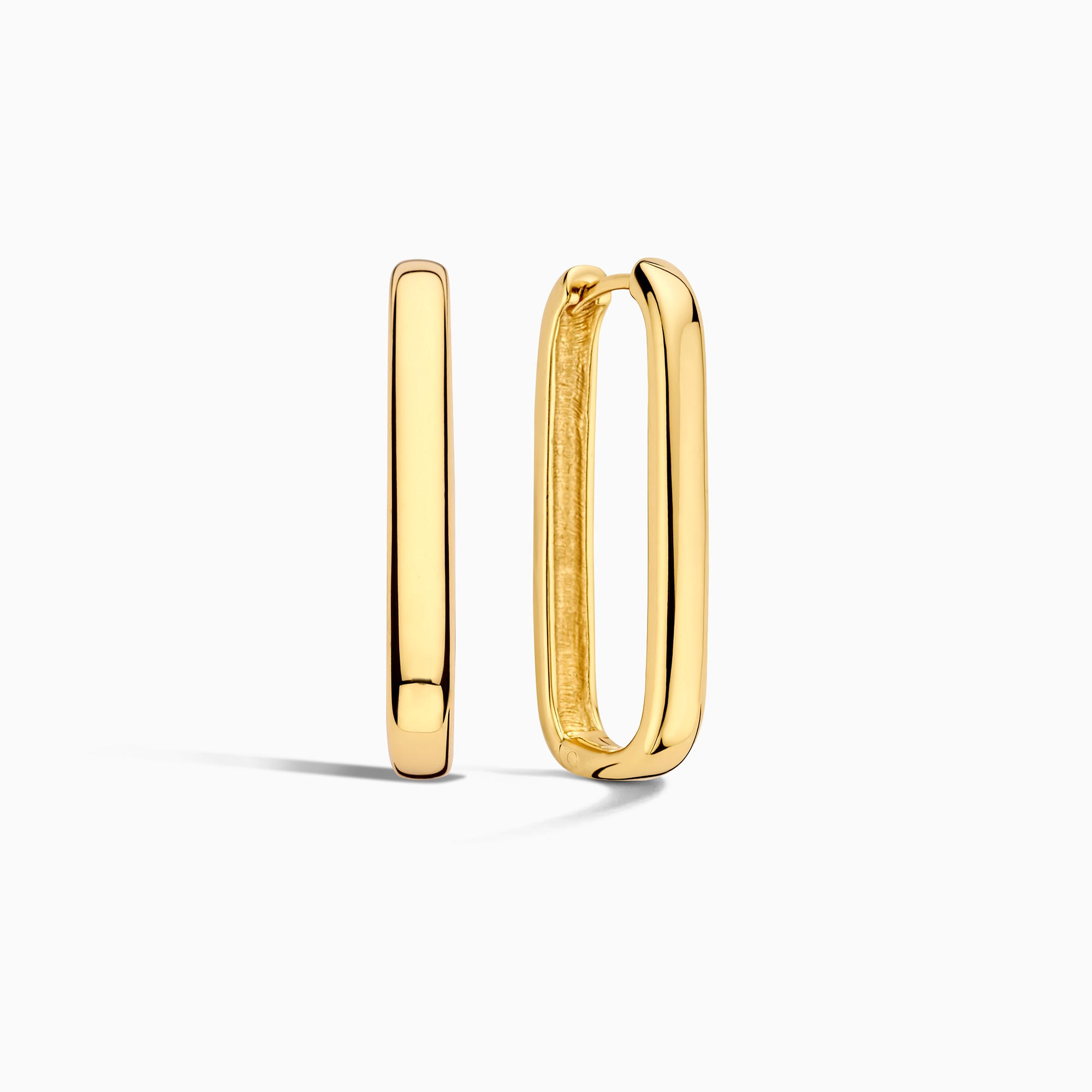 Large Icon Hoops | 18k Gold Tone