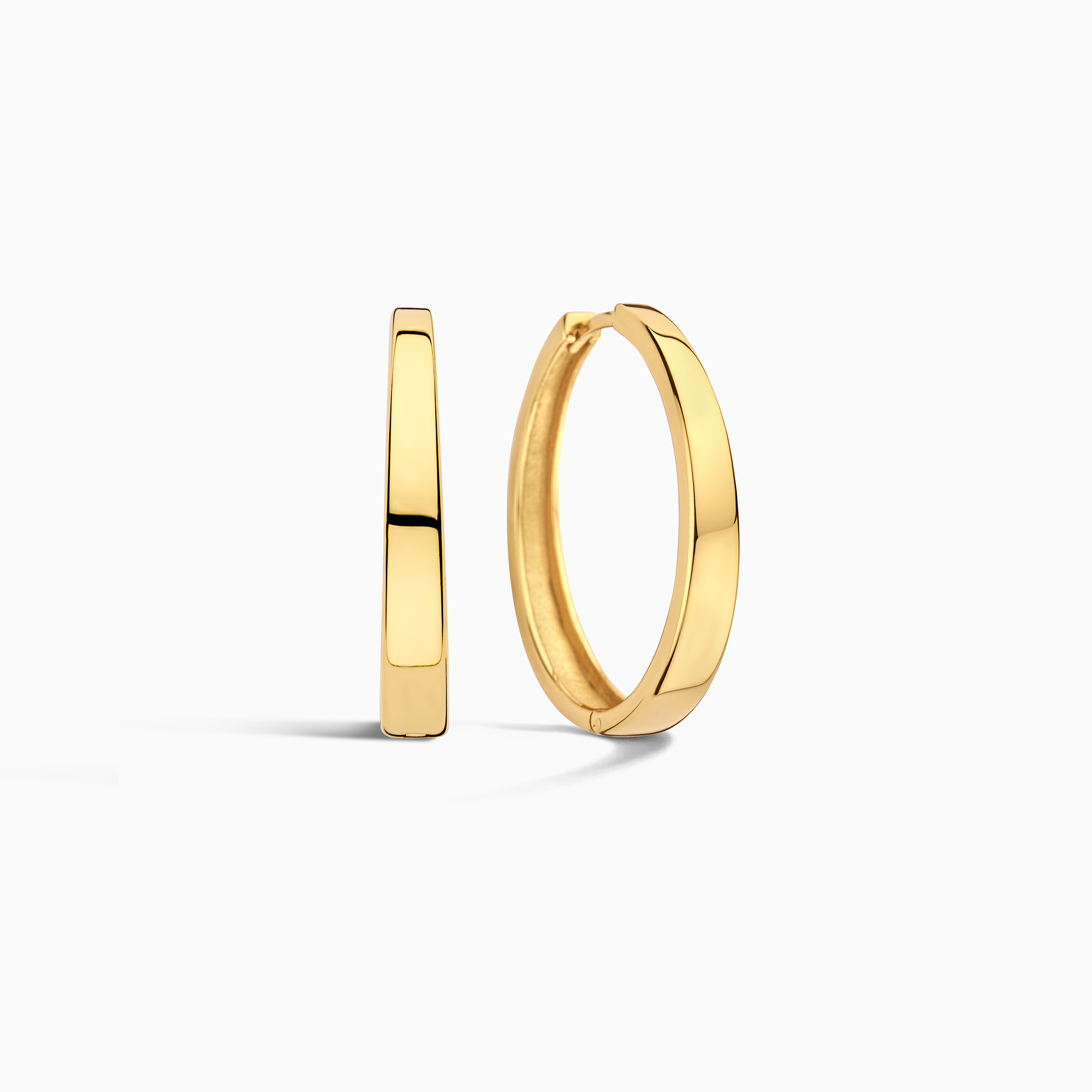 Gia Statement Hoops | 18k Gold Tone