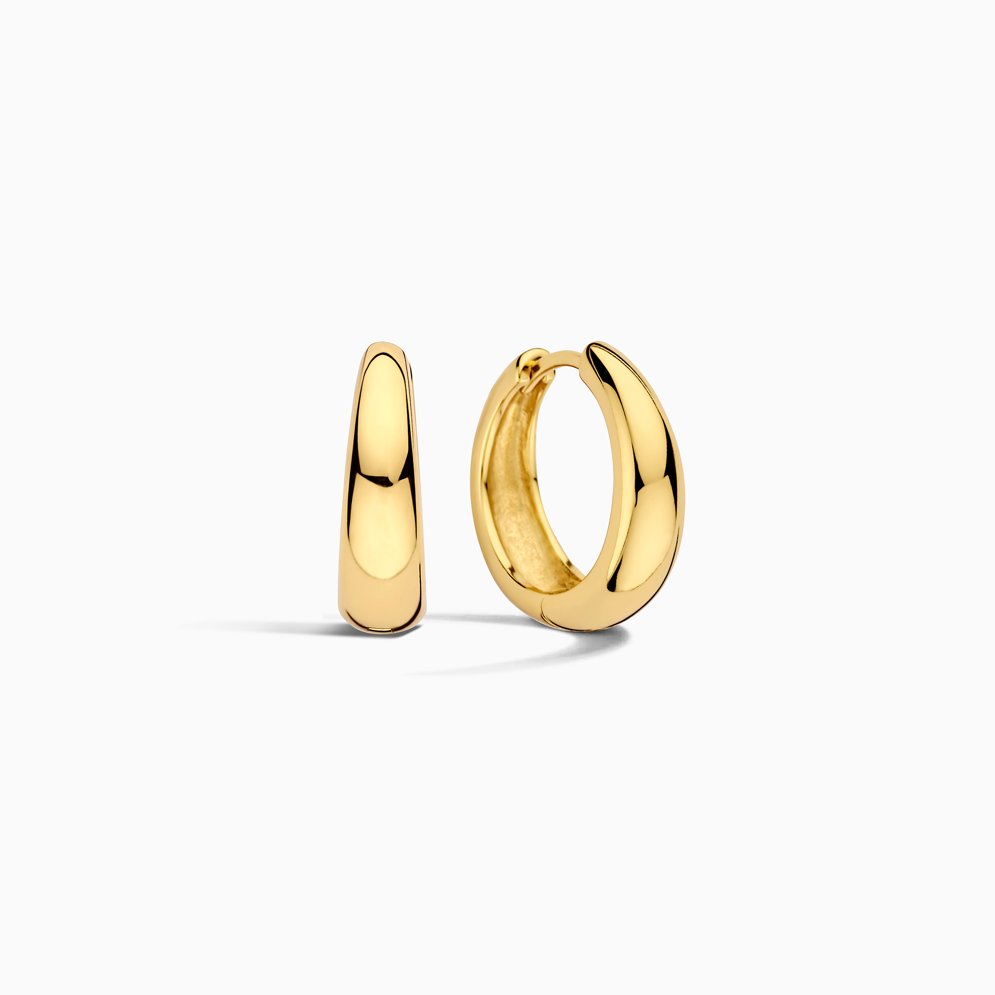 Rue Statement Hoops | 18k Gold Tone