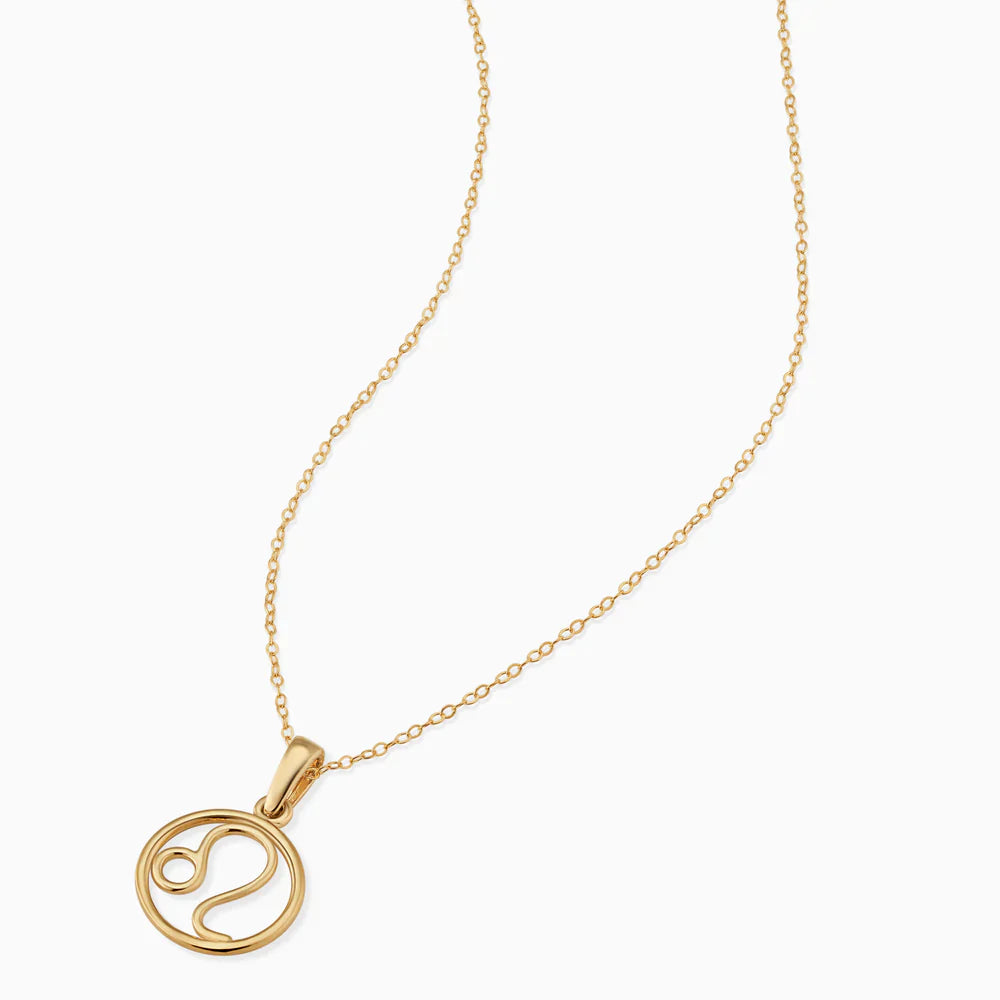 Zodiac sign necklace | 18k Gold Tone