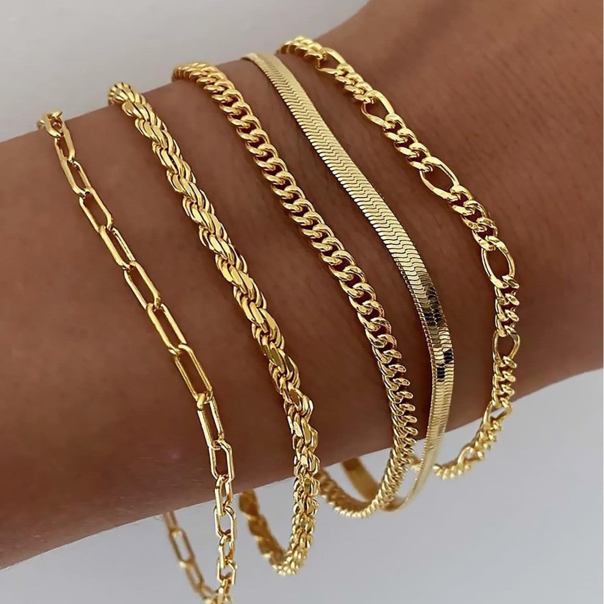 Ellis Renner Bracelet Set | 16k Gold Tone