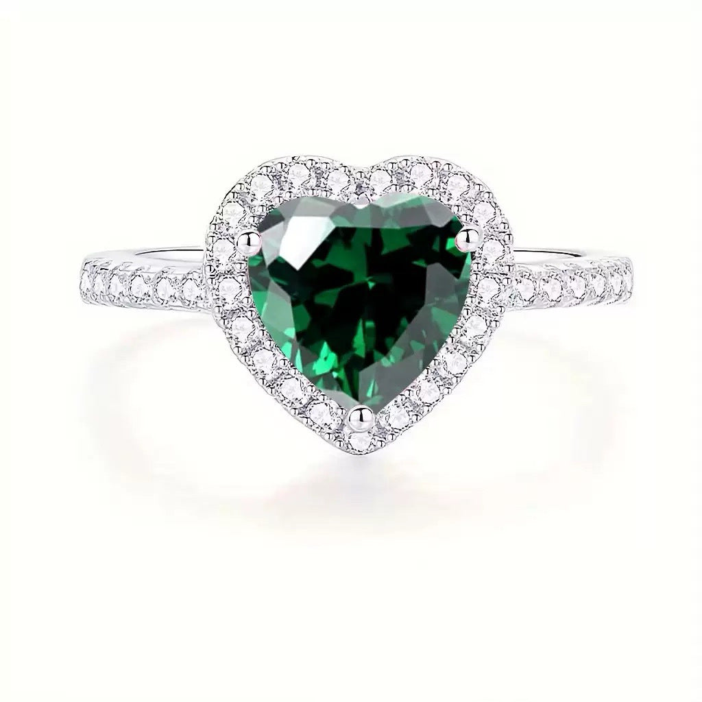 Delara Virenza Ring | 16k White Gold Tone (adjustable)