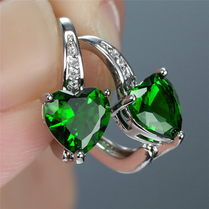 Lunara Greystelle Earrings | 16k White Gold Tone