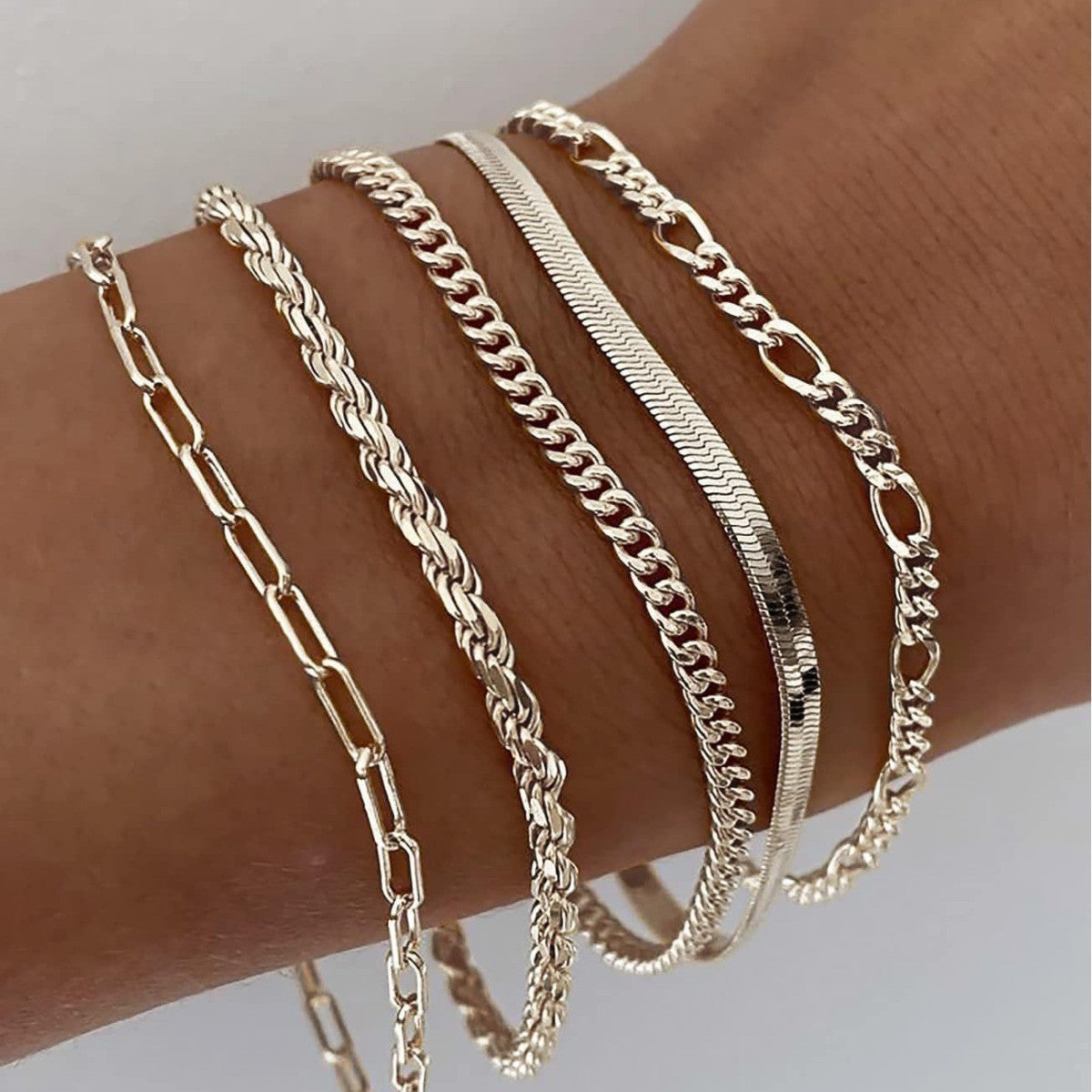 Ellis Renner Bracelet Set | 16k Gold Tone