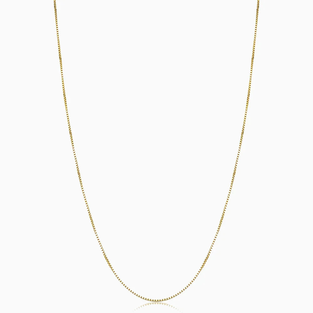 Bodega Box Necklace | 18k Gold Tone