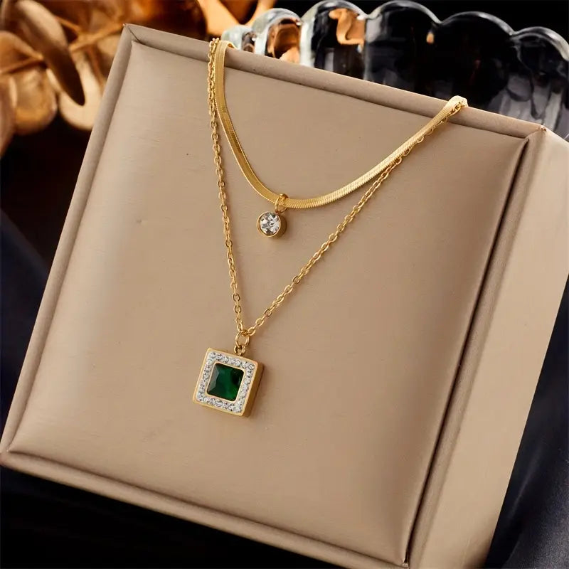 Tirena Valeure Necklace | 18k Gold Tone