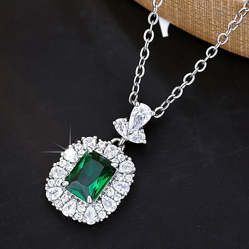 Meliora Brenswyn Necklace | 16k White Gold Tone